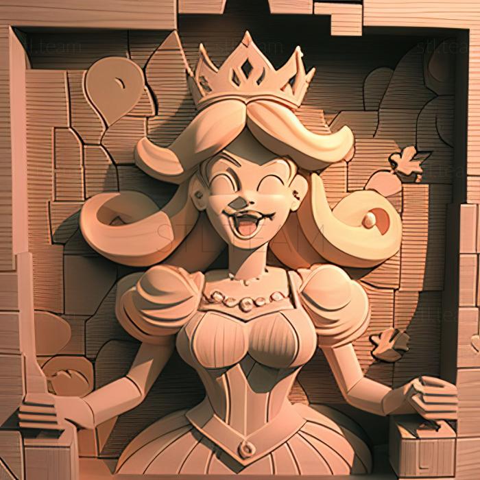 3D модель Святая принцесса Пич из Super Mario (STL)